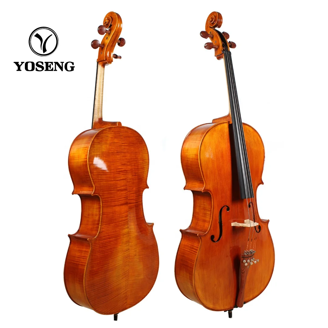 New Antique OEM Quality Flame Handmade Shellac Varnish Cello
New Antique OEM Quality Flame Handmade Shellac Varnish Cello
