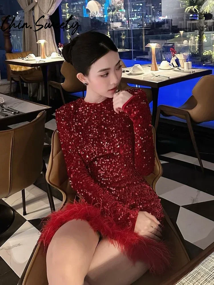 Women O Neck Long Sleeved High Waist Mini Dress Sexy Diamond Hollow Out Short Dresses Spring Autumn Sequin Slim Short Dress
Women O Neck Long Sleeved High Waist Mini Dress Sexy Diamond Hollow Out Short Dresses Spring Autumn Sequin Slim Short Dress