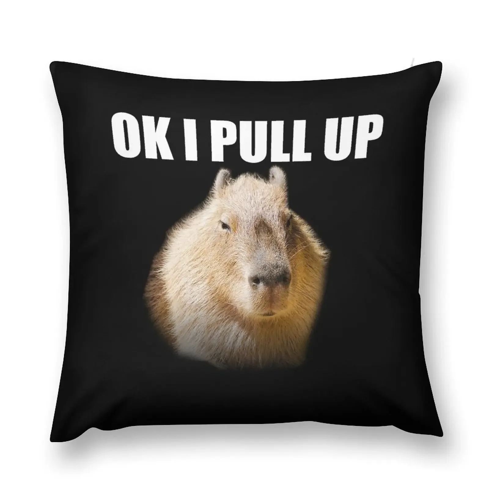 Ok I Pull Up Capybara Throw Pillow Christmas Pillows Cushions Cover Decorative pillowcase pillow
Ok I Pull Up Capybara Throw Pillow Christmas Pillows Cushions Cover Decorative pillowcase pillow