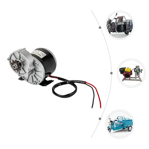 250W 12V MY1016Z Gear Reduction Electric Motor Electric Bicycle Brushed Motor Reductor Brushed DC Motor 2750RPM