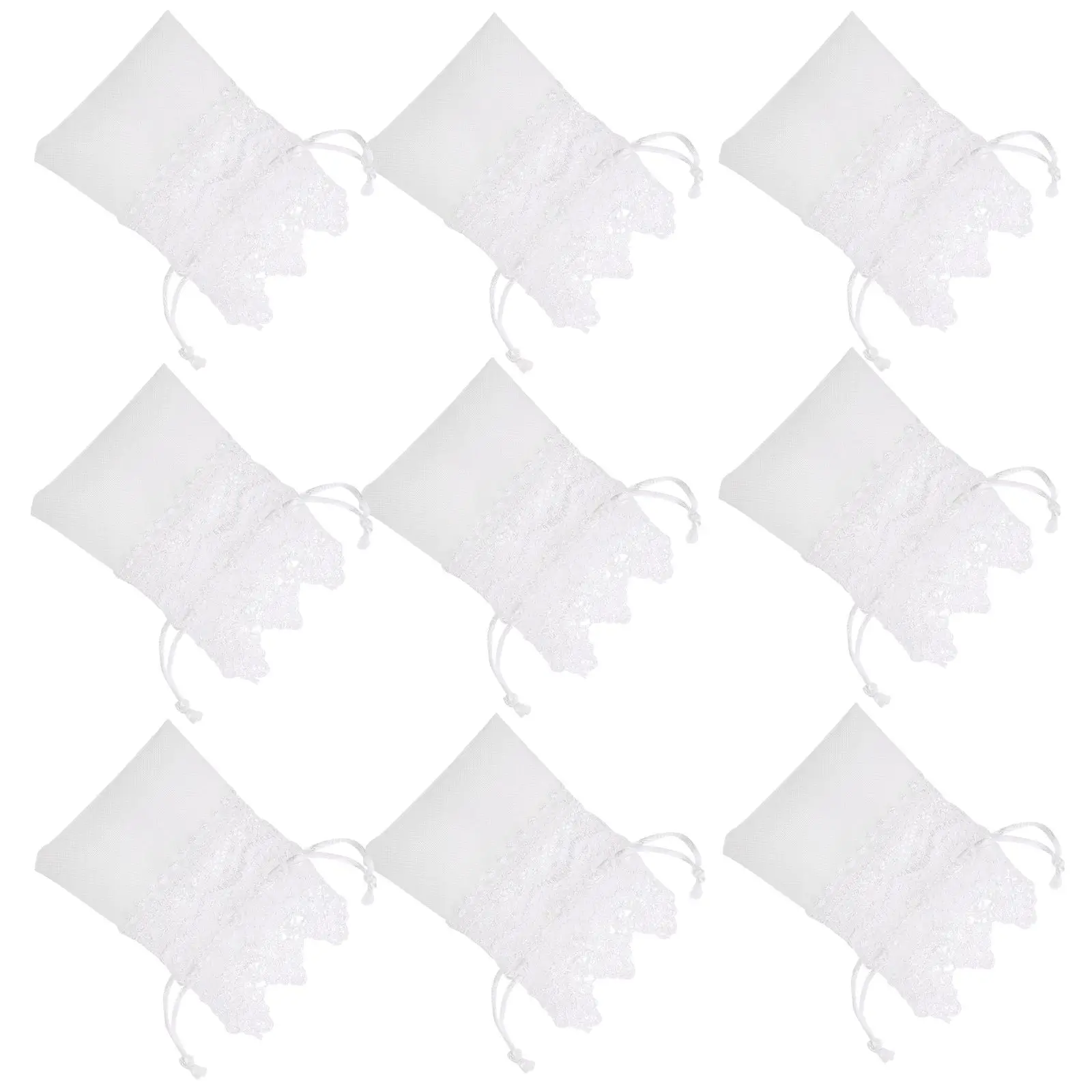 10 Pcs Jewelry Bags White Drawstring Gift Travel Candy Pouch Bride Mini Lace Storage Beads Wedding Party Christmas Packaging
10 Pcs Jewelry Bags White Drawstring Gift Travel Candy Pouch Bride Mini Lace Storage Beads Wedding Party Christmas Packaging