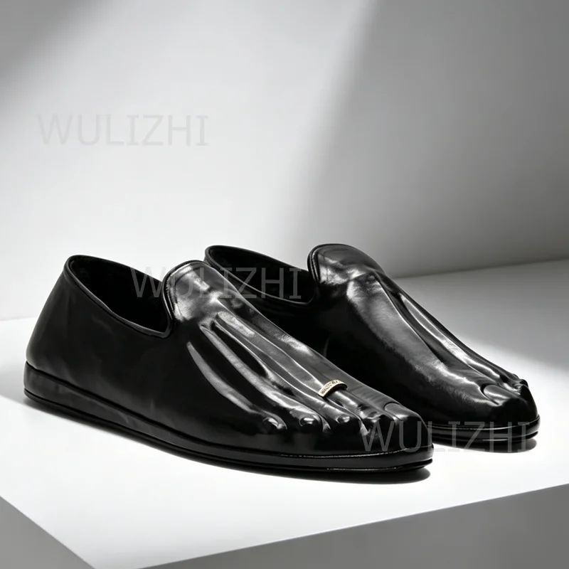 Gold Ring Five Fingers Matte Black Pump Women Sneakers Silver Shiny Leather Flat Sandals Summer Shallow Slippers Sequins Shoes
Gold Ring Five Fingers Matte Black Pump Women Sneakers Silver Shiny Leather Flat Sandals Summer Shallow Slippers Sequins Shoes