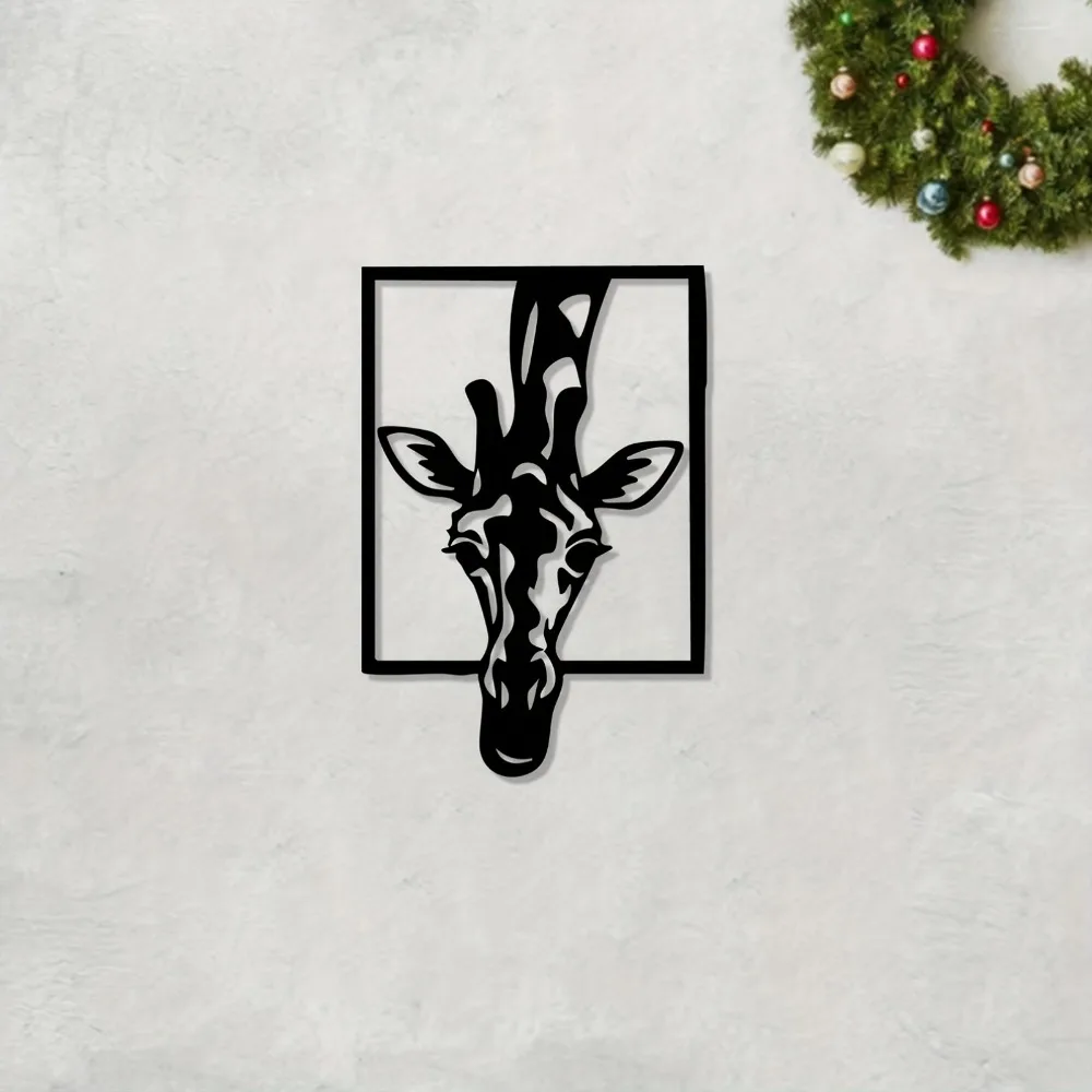 Lifelike Giraffe Metal Wall Art, Weatherproof Sculpture for Home & Garden, Animal Lover New Year Gift
Lifelike Giraffe Metal Wall Art, Weatherproof Sculpture for Home & Garden, Animal Lover New Year Gift