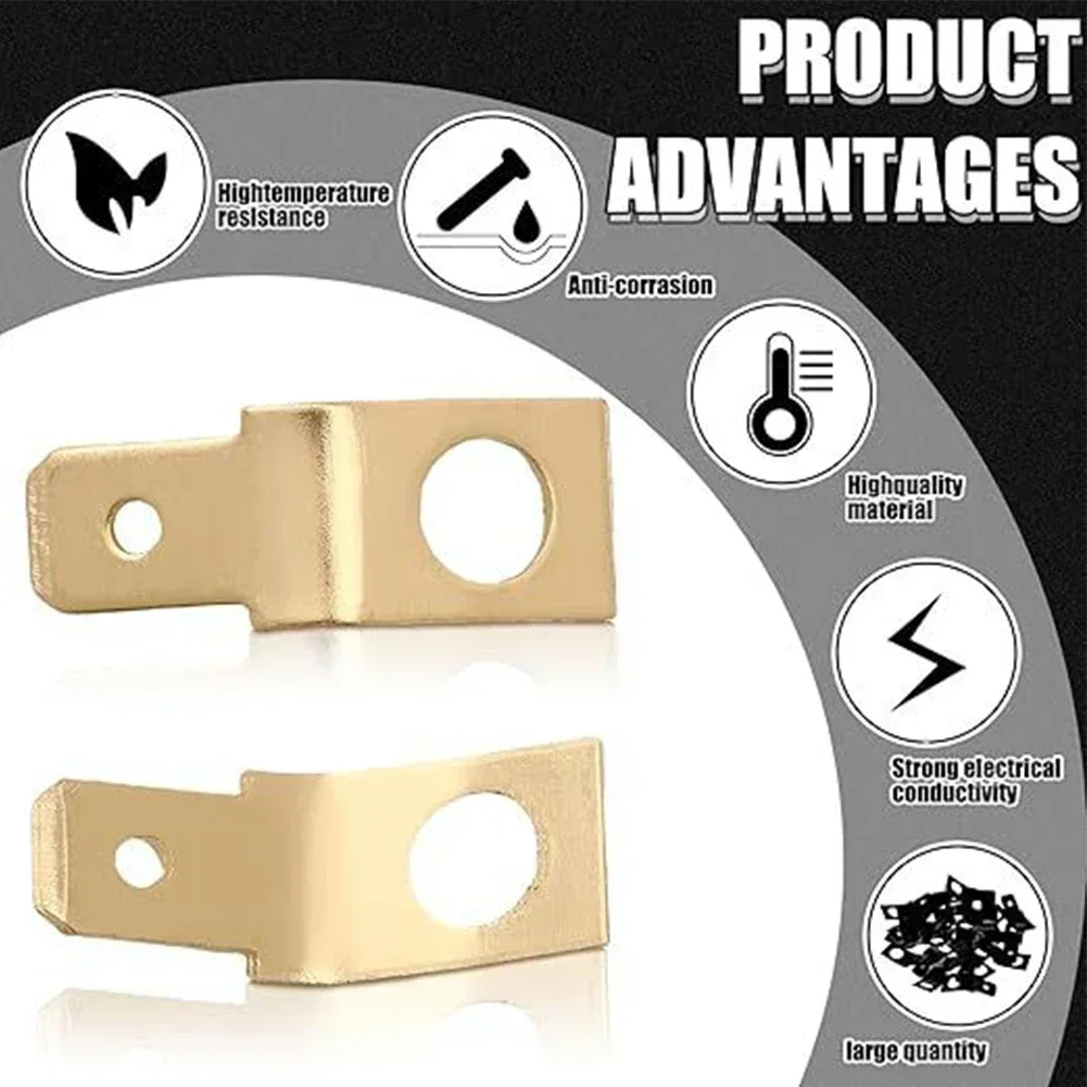 100 Pcs Quick Disconnect Connectors Non Insulated Solderless Disconnect Adapters Easy Connection Accessories
100 Pcs Quick Disconnect Connectors Non Insulated Solderless Disconnect Adapters Easy Connection Accessories