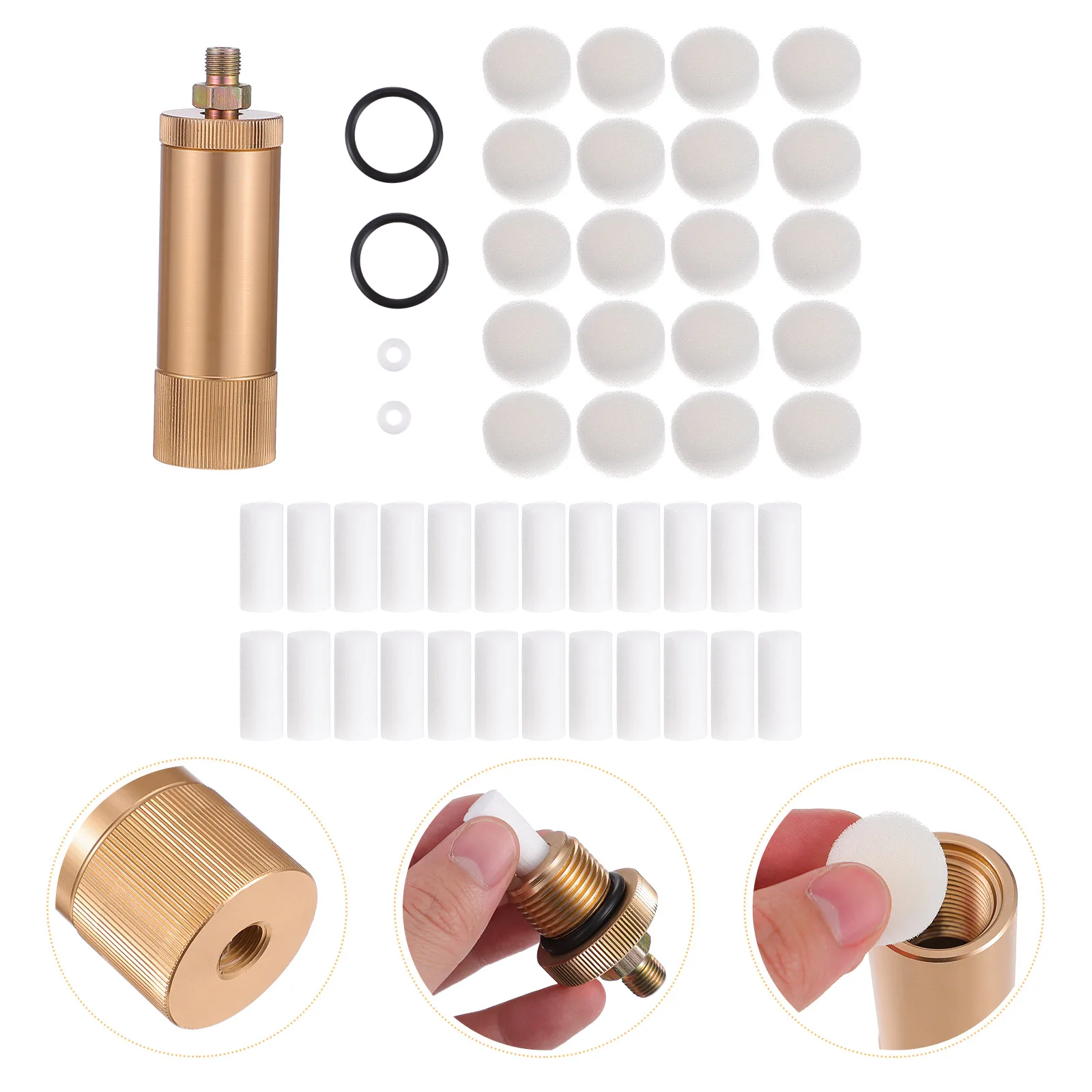 Oil water Separator Aluminum Alloy Compressor Moisture Filter Design Metal Separator Air Tools Accessories Durable
Oil water Separator Aluminum Alloy Compressor Moisture Filter Design Metal Separator Air Tools Accessories Durable