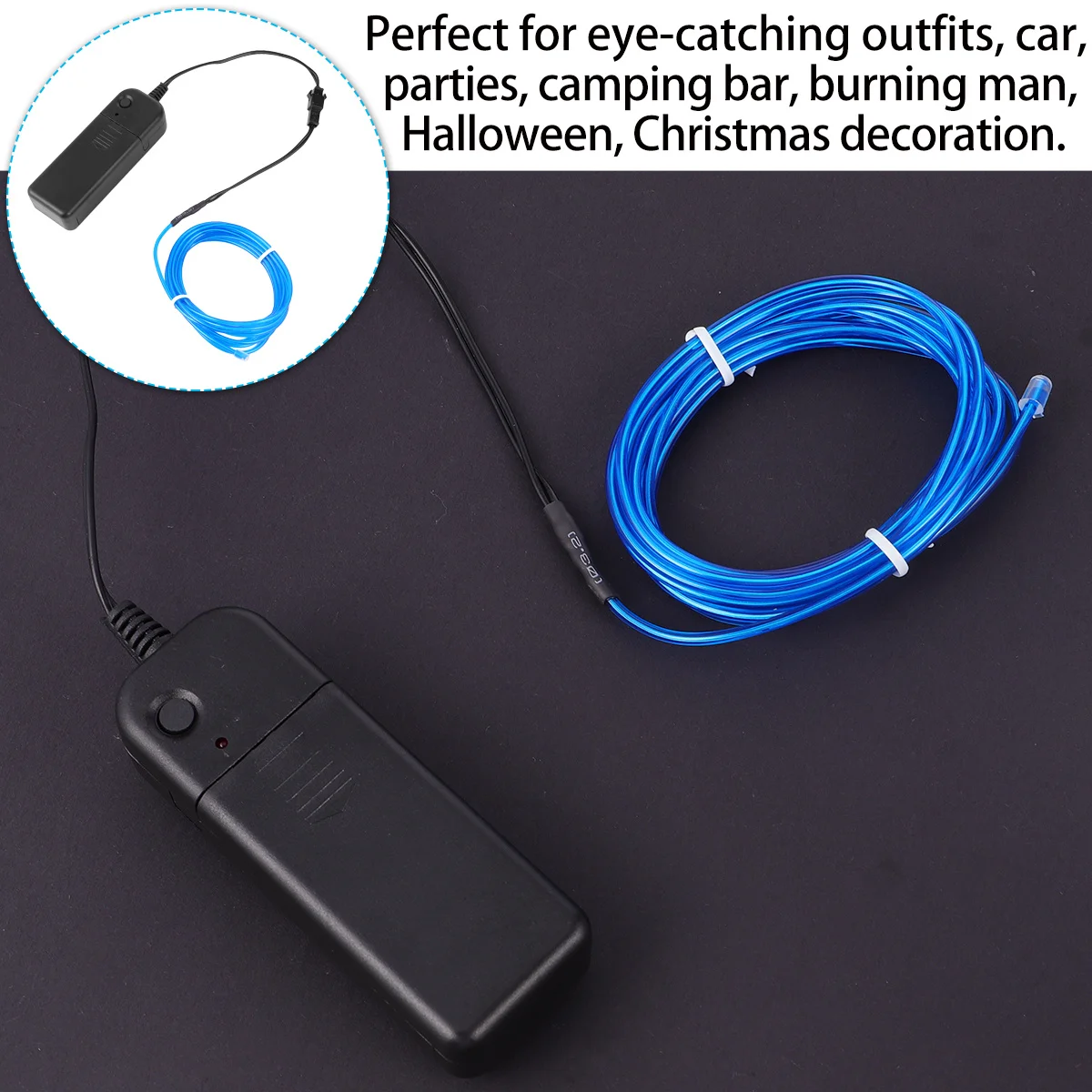 2M Glowing Cable Wire Flexible El Light Strip 4 Modes For Halloween Christmas Cosplay Car Decorative Strobing Electroluminescent
2M Glowing Cable Wire Flexible El Light Strip 4 Modes For Halloween Christmas Cosplay Car Decorative Strobing Electroluminescent