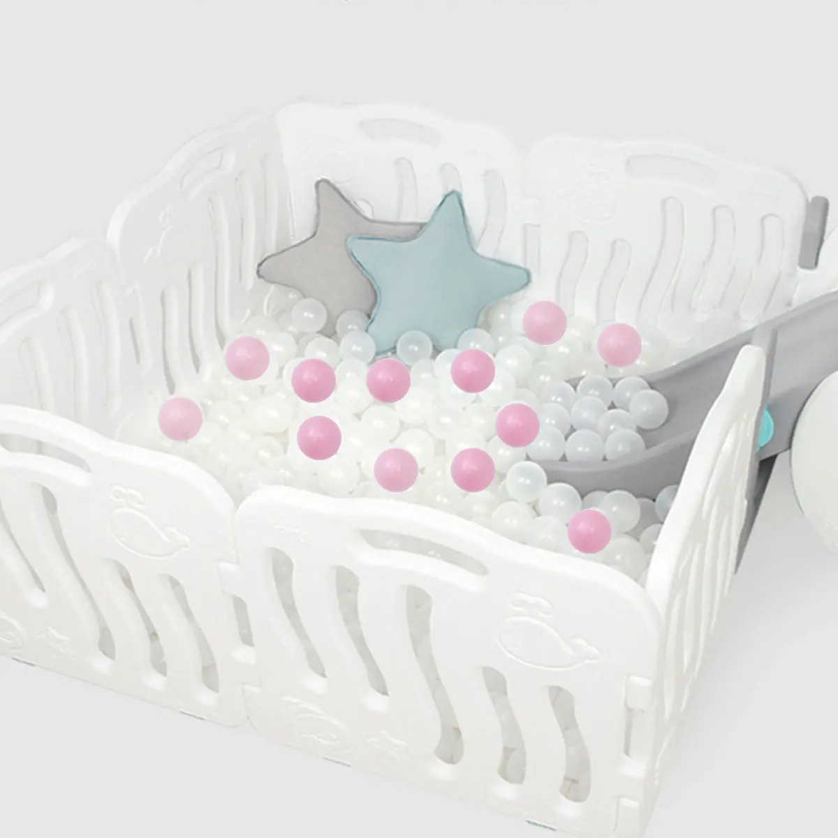 100Pcs Ocean Balls Thickened Plastic Pink White Colorful Pit Balls for Kids Playhouse Indoor Outdoor Pool Bath
100Pcs Ocean Balls Thickened Plastic Pink White Colorful Pit Balls for Kids Playhouse Indoor Outdoor Pool Bath