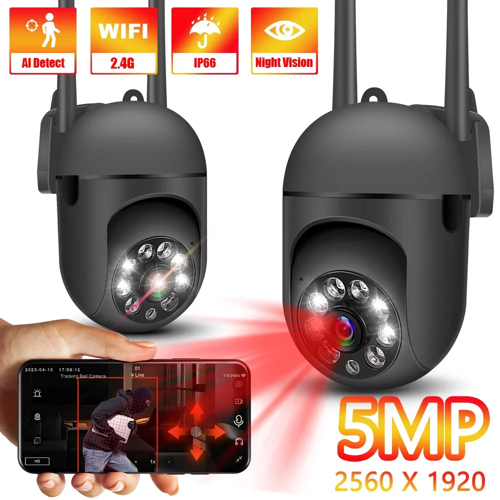 3/5MP Wifi IP Wireless Security Surveillance Camera 4X Zoom Cameras Tracking Two-way Audio HD Night Color Camera Auto Tracking
3/5MP Wifi IP Wireless Security Surveillance Camera 4X Zoom Cameras Tracking Two-way Audio HD Night Color Camera Auto Tracking