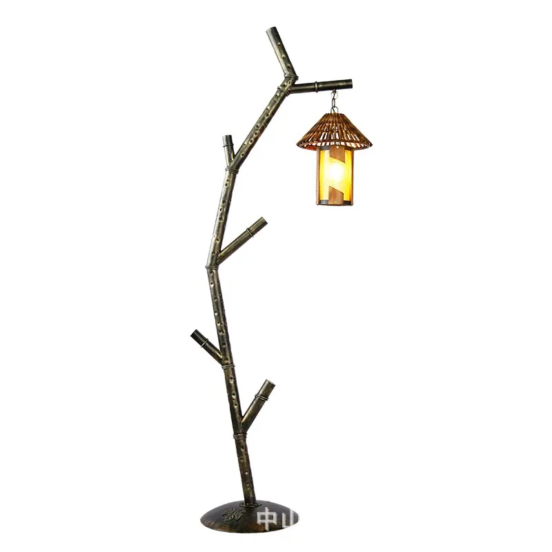 American country living room floor lamp, creative bedroom study inn Chinese retro dining room vertical floor lamp 
American country living room floor lamp, creative bedroom study inn Chinese retro dining room vertical floor lamp