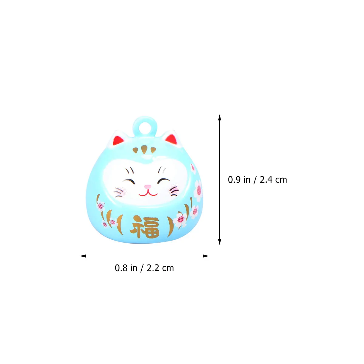 Small Cartoon Cat Fortune Bells Light Blue Portable Pendant Accessories Japanese Water Bells Copper Hanging for DIY Backpack
Small Cartoon Cat Fortune Bells Light Blue Portable Pendant Accessories Japanese Water Bells Copper Hanging for DIY Backpack