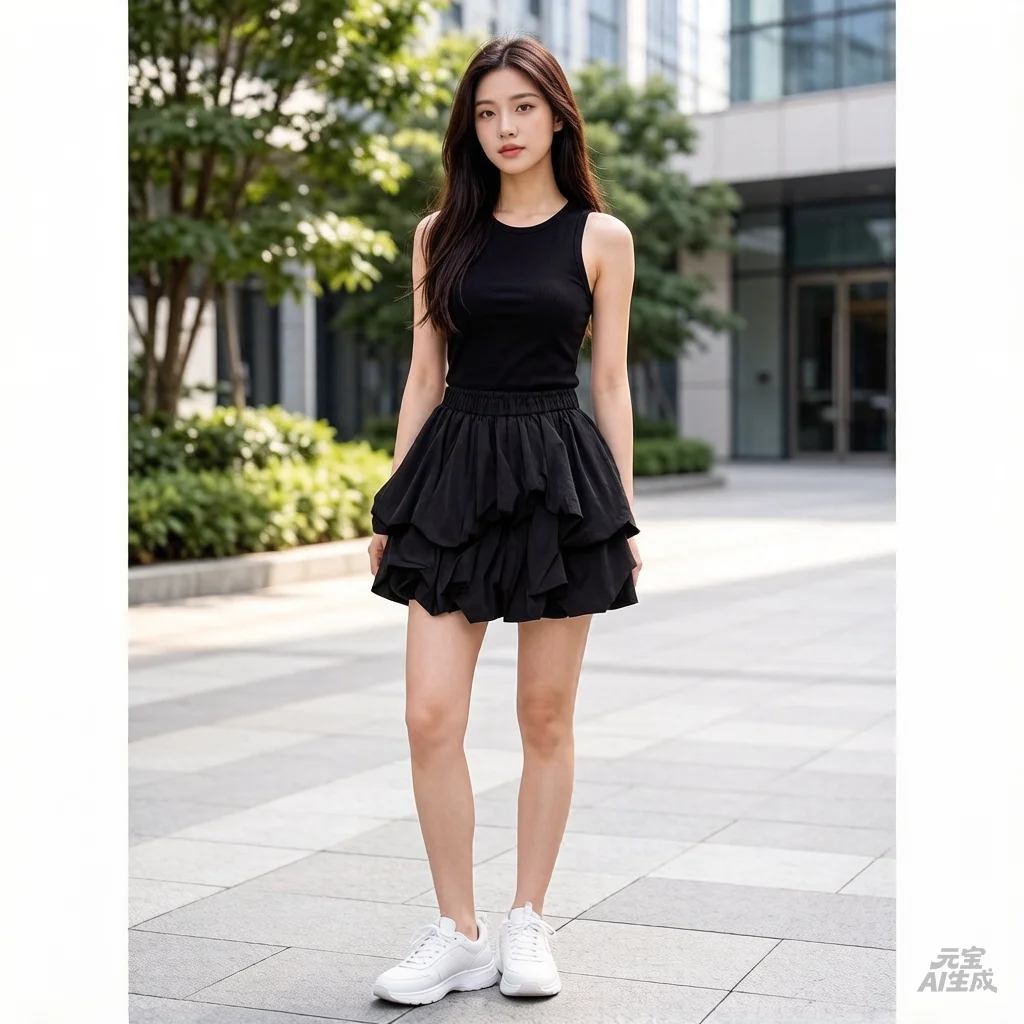 Black Elastic Waist Tiered Asymmetric Ruffle Chiffon Mini Skirt Y2K Streetwear Punk Mini Skirt for Women Casual Summer Aesthetic
Black Elastic Waist Tiered Asymmetric Ruffle Chiffon Mini Skirt Y2K Streetwear Punk Mini Skirt for Women Casual Summer Aesthetic