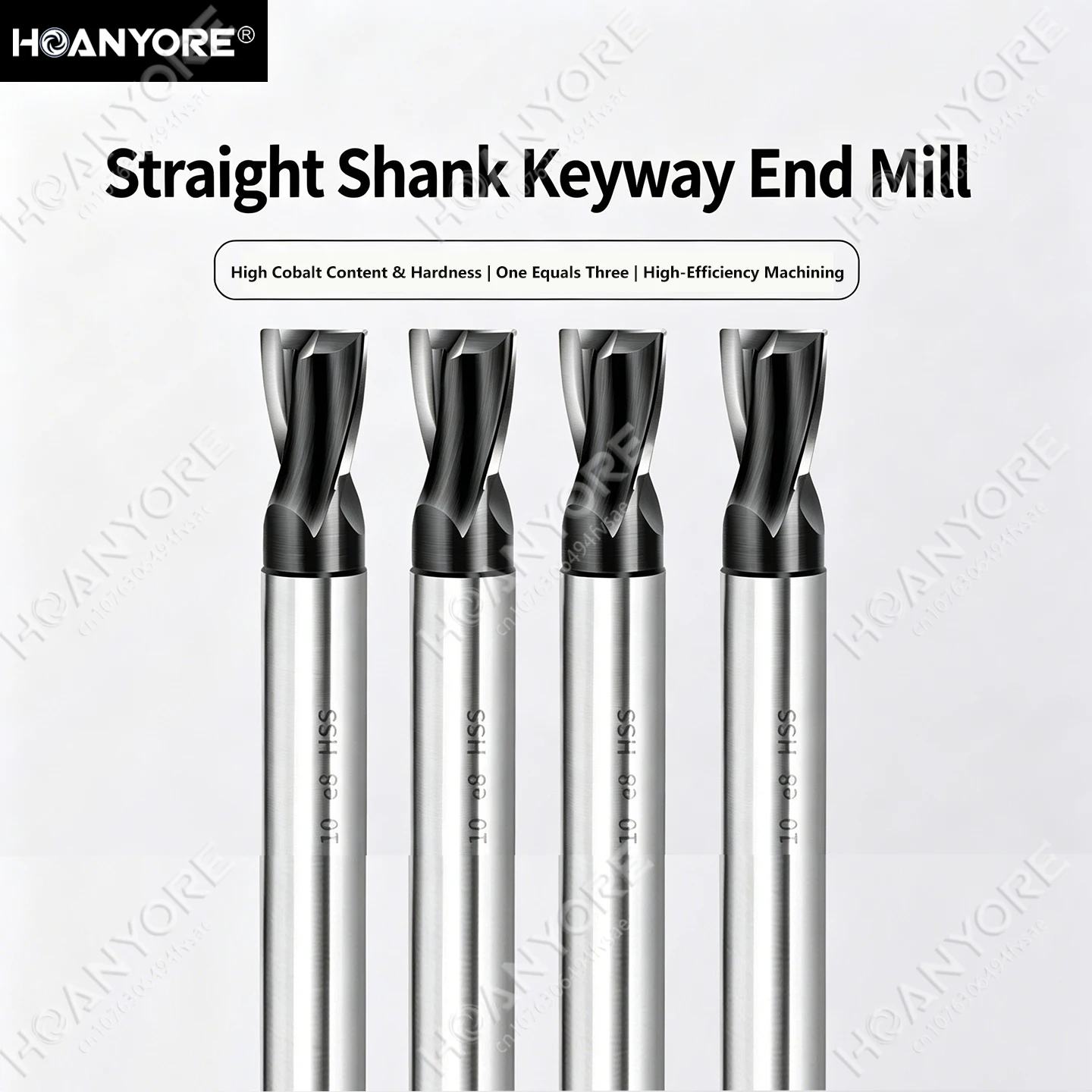 Keyway cutters: 2-flute, 2-tooth; 4-short-flute; 5, 6, 8, 12, 14, 16, 18, 20 straight-shank keyway cutters
Keyway cutters: 2-flute, 2-tooth; 4-short-flute; 5, 6, 8, 12, 14, 16, 18, 20 straight-shank keyway cutters