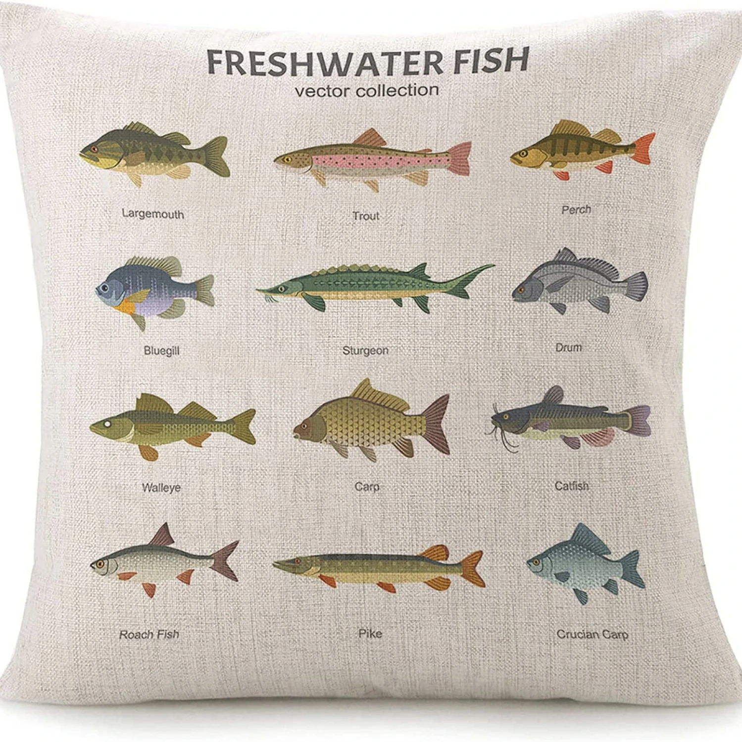 Lake Fish Pillows Case water Animal Decorative Pillowcase for Sofa Bed Couch Boy Girl KIDS Room Aesthetics Throw Pillow Covers
Lake Fish Pillows Case water Animal Decorative Pillowcase for Sofa Bed Couch Boy Girl KIDS Room Aesthetics Throw Pillow Covers