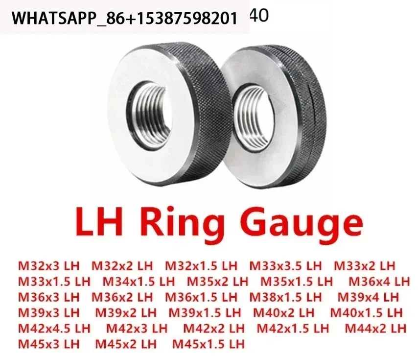 BC M42 M45 6G LH Metric Ring Gauge GO And NO GO Left Hand Thread Gage Support Customized
BC M42 M45 6G LH Metric Ring Gauge GO And NO GO Left Hand Thread Gage Support Customized