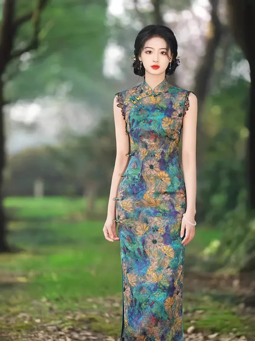 Ципао без рукавов 2024, новое улучшенное платье Cheongsam в стиле ретро для молодых девушек в стиле ретро в Шанхае
Ципао без рукавов 2024, новое улучшенное платье Cheongsam в стиле ретро для молодых девушек в стиле ретро в Шанхае