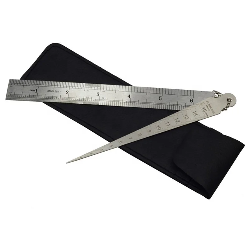 Combination Taper Gauge Set Stainless Steel 1-15mm Feeler Gauge with 150mm 6inch Steel Ruler Toper Weld Gauge
Combination Taper Gauge Set Stainless Steel 1-15mm Feeler Gauge with 150mm 6inch Steel Ruler Toper Weld Gauge