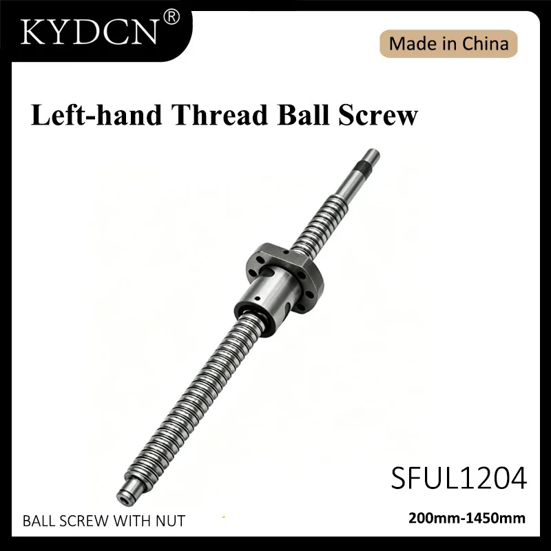 Left-Hand Thread SFU1204 Ball Screw C7 Cold Rolled Shaft Rod With Ball Nut For CNC 3D Printers Accessorieso
Left-Hand Thread SFU1204 Ball Screw C7 Cold Rolled Shaft Rod With Ball Nut For CNC 3D Printers Accessorieso