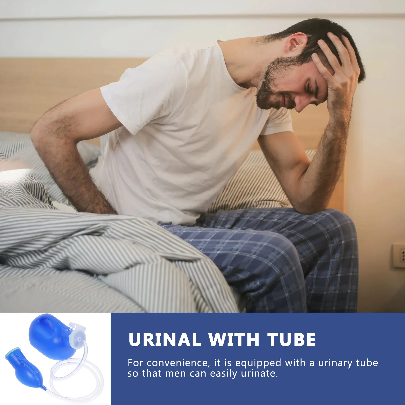 1Set Men Urinary Pot Plastic Chamber Pot Large Capacity Portable Urinal Urine Tube Emergency Urination Device Pee Bottle for Bed
1Set Men Urinary Pot Plastic Chamber Pot Large Capacity Portable Urinal Urine Tube Emergency Urination Device Pee Bottle for Bed