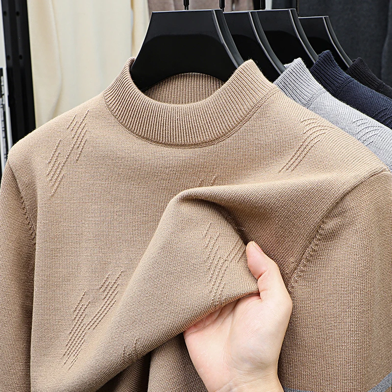 Лидер продаж, мужской вязаный свитер оригинального качества с круглым вырезом, Новое поступление, мягкий удобный полосатый толстый пуловер, зимний теплый мужскойwe
Лидер продаж, мужской вязаный свитер оригинального качества с круглым вырезом, Новое поступление, мягкий удобный полосатый толстый пуловер, зимний теплый мужскойwe