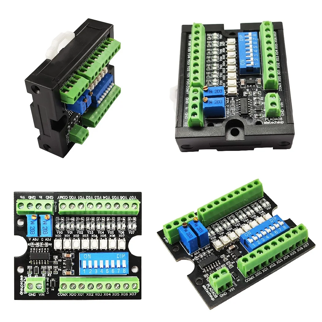 8DI-8DO-1VO-1IO PLC MCU Board for Entry-level Development in Transformers & Frequency Converters
8DI-8DO-1VO-1IO PLC MCU Board for Entry-level Development in Transformers & Frequency Converters