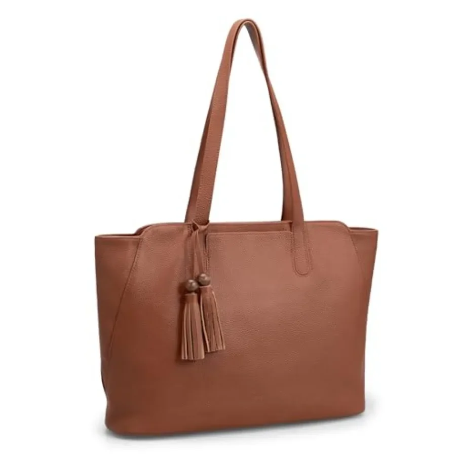 befen Genuine Leather Tote Bag for Women Work Women's Tote Handbags Shoulder Satchel Purse with Compartments and Tassel
befen Genuine Leather Tote Bag for Women Work Women's Tote Handbags Shoulder Satchel Purse with Compartments and Tassel