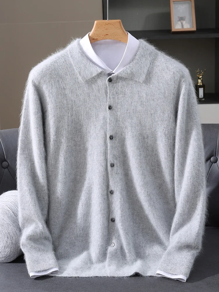 TLOML Новый мужской свитер из 100% норкового кашемира с отложным воротником и пуговицами, кардиган на осень-зиму, мягкий теплый свитер, повседневные удобные топы
TLOML Новый мужской свитер из 100% норкового кашемира с отложным воротником и пуговицами, кардиган на осень-зиму, мягкий теплый свитер, повседневные удобные топы