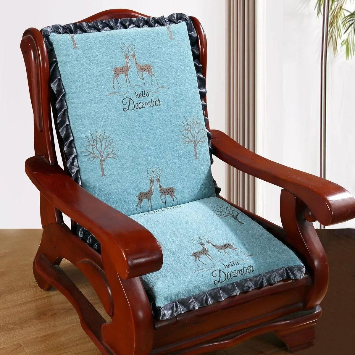 Thickened Wood Chair Cushion Red Wooden Sofa Pad with Backrest Integrated Sofa Wood Anti-slip Pad Single
Thickened Wood Chair Cushion Red Wooden Sofa Pad with Backrest Integrated Sofa Wood Anti-slip Pad Single