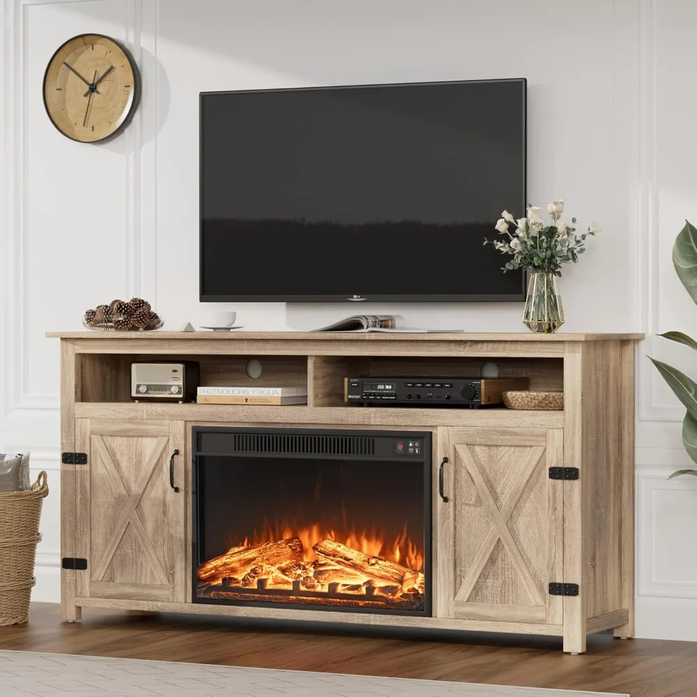 TV Stand for 65+ Inch TVs: Entertainment Center with Storage Shelves and Side Cabinets
TV Stand for 65+ Inch TVs: Entertainment Center with Storage Shelves and Side Cabinets