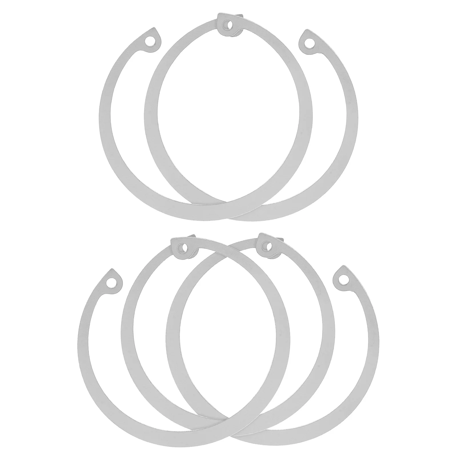5pcs Stainless Steel Hole Retaining Rings Snap Circlip C-Clip Internal Elastic Grooved Shafts Replacement Parts
5pcs Stainless Steel Hole Retaining Rings Snap Circlip C-Clip Internal Elastic Grooved Shafts Replacement Parts