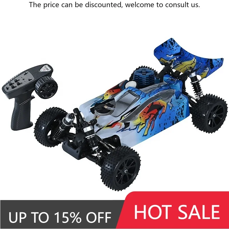 New VRX Racing RH1007 1:10 Gas Powered RC Truck 4WD High Speed Buggy With Two Speed Transmission Methanol Engine 75kmh Nitro Car
New VRX Racing RH1007 1:10 Gas Powered RC Truck 4WD High Speed Buggy With Two Speed Transmission Methanol Engine 75kmh Nitro Car