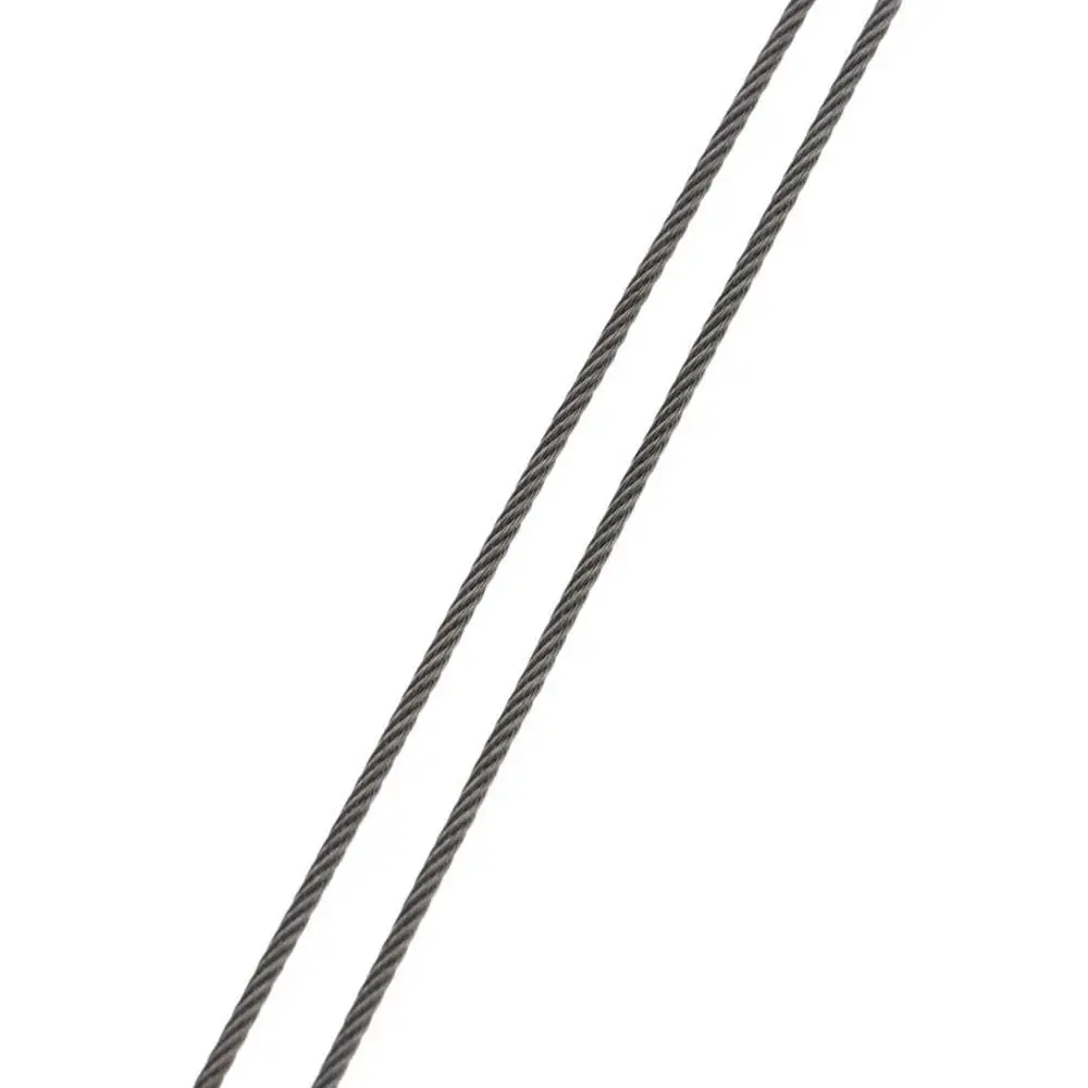 Безопасный кабель безопасности 20 см x 2 мм, проволока из нержавеющей стали, серебристая двойная петля, антиотсоединительная веревка на каждый день
Безопасный кабель безопасности 20 см x 2 мм, проволока из нержавеющей стали, серебристая двойная петля, антиотсоединительная веревка на каждый день