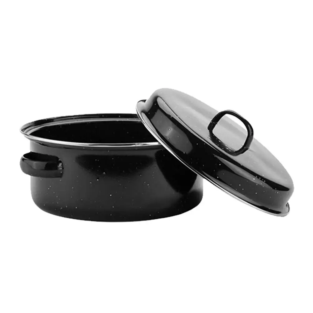 24cm Enamel Barbecue Pot Roasting Pan Lid Cooking Pot Turkey Cooker Sweet Potato Stove Heat Uniform Wear Resistant Bottom
24cm Enamel Barbecue Pot Roasting Pan Lid Cooking Pot Turkey Cooker Sweet Potato Stove Heat Uniform Wear Resistant Bottom