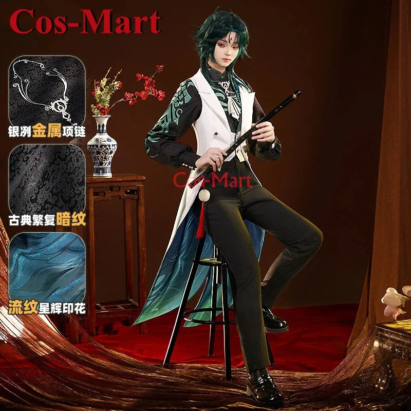 Cos-Mart Game Genshin Impact Xiao Cosplay Costume Symphony Concert 2023 Handsome Uniforms Activity Party Role Play Clothing
Cos-Mart Game Genshin Impact Xiao Cosplay Costume Symphony Concert 2023 Handsome Uniforms Activity Party Role Play Clothing