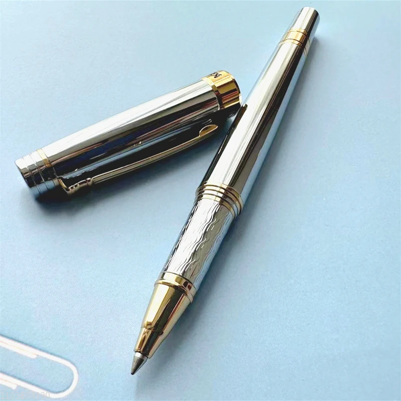 BALAOYE Metallic Silver Business Gel Pen Creative Roman Design Luxury Rollerball Pen 0.5mm Black Shcool Office Stationery Gift
BALAOYE Metallic Silver Business Gel Pen Creative Roman Design Luxury Rollerball Pen 0.5mm Black Shcool Office Stationery Gift