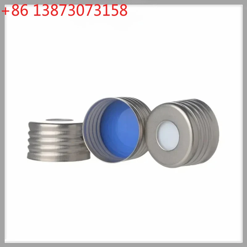 Screw Cap, Headspace, Steel, Magnetic Cap, PTFE/Silicone Septa (Top White, Bottom Blue) 18 mm, 100/pk. Cap Size: 18 mm 5188-2759
Screw Cap, Headspace, Steel, Magnetic Cap, PTFE/Silicone Septa (Top White, Bottom Blue) 18 mm, 100/pk. Cap Size: 18 mm 5188-2759