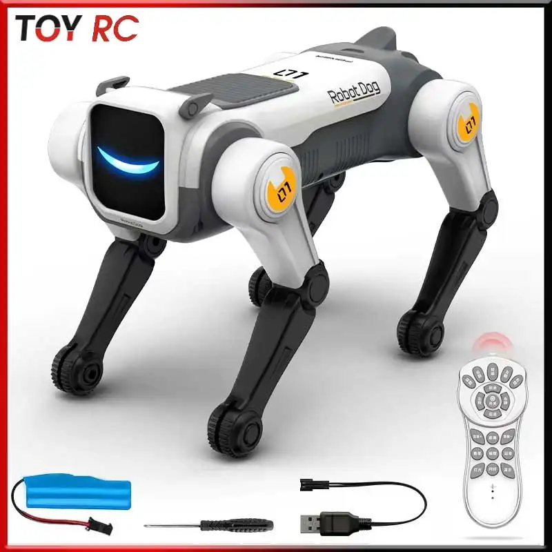 Rc Mechanical Dog Intelligent Ai Rc Robot Dog Voice Command Programmable Singing Dancing Electronic Stunt Bionic Smart Robot Dog
Rc Mechanical Dog Intelligent Ai Rc Robot Dog Voice Command Programmable Singing Dancing Electronic Stunt Bionic Smart Robot Dog