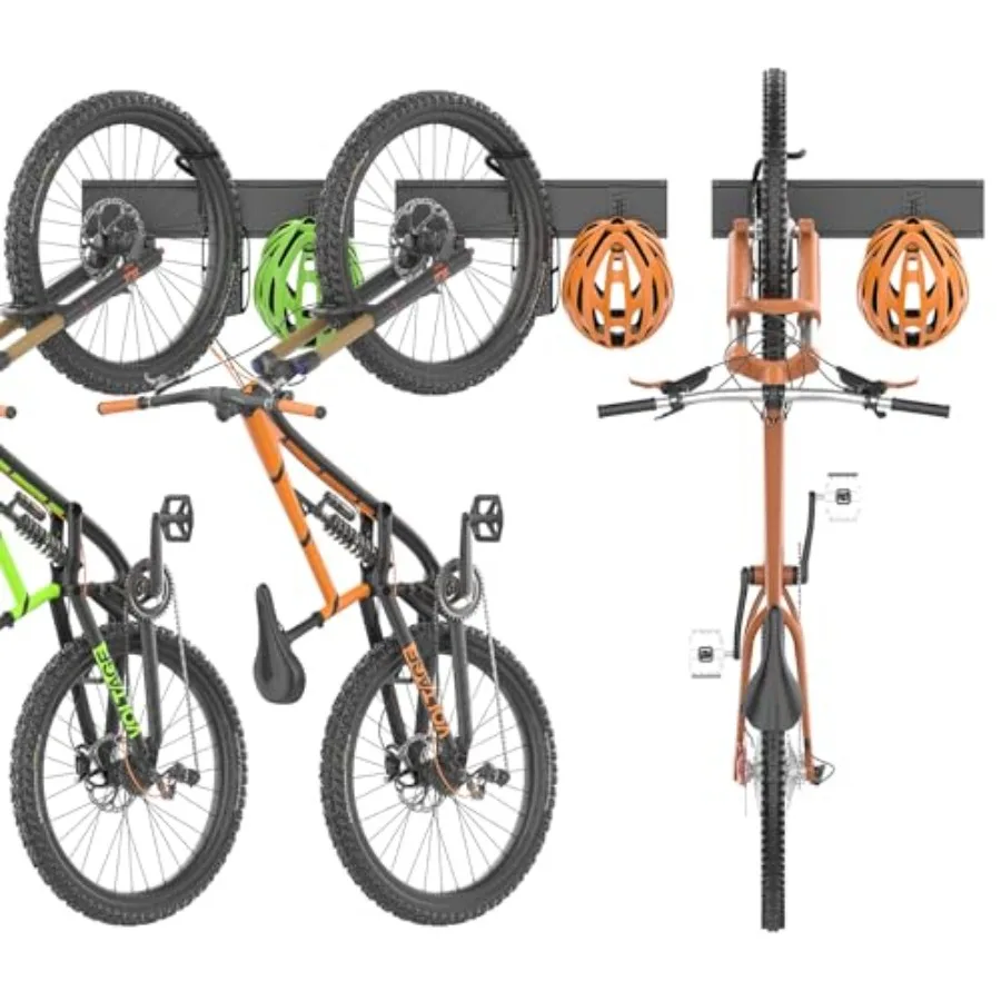 Wall-Mounted Swivel Bike Rack Garage Vertical Bike Hangers and Helmets Rotating Bike Storage Hooks Holds Up to 00 lbs
Wall-Mounted Swivel Bike Rack Garage Vertical Bike Hangers and Helmets Rotating Bike Storage Hooks Holds Up to 00 lbs