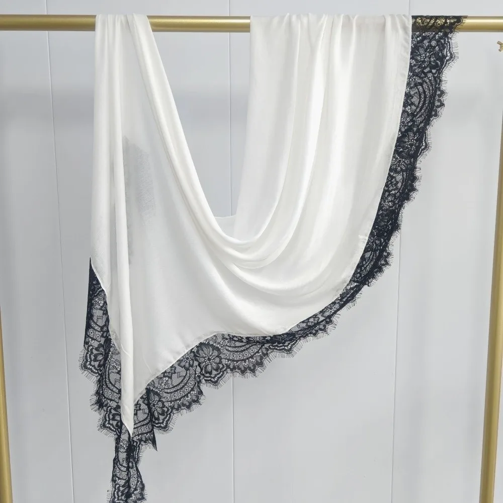 Sweet Sunscreen Lace Edge Headscarf Long Cotton Hijab Scarf Veil Turban Thin Large Shawl Women
Sweet Sunscreen Lace Edge Headscarf Long Cotton Hijab Scarf Veil Turban Thin Large Shawl Women