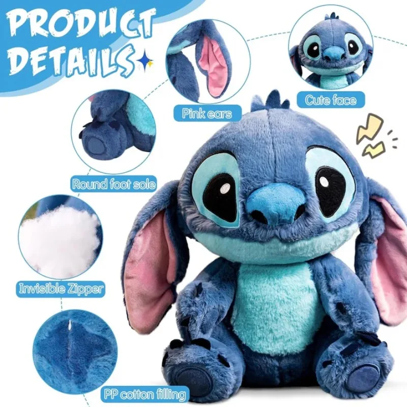 30cm Stitch Plush Toy, Height 30cm, Adorable Design, Soft and Fluffy, PP Cotton Material, Perfect Gift for Children, Blue
30cm Stitch Plush Toy, Height 30cm, Adorable Design, Soft and Fluffy, PP Cotton Material, Perfect Gift for Children, Blue