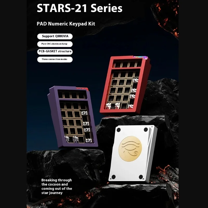 Weikav Stars-21 Pad Цифровая клавиатура с ЧПУ Алюминий Lump Tri Mode Поддержка через ключ с открытым исходным кодом Офисные игры Фестивальные подарки
Weikav Stars-21 Pad Цифровая клавиатура с ЧПУ Алюминий Lump Tri Mode Поддержка через ключ с открытым исходным кодом Офисные игры Фестивальные подарки