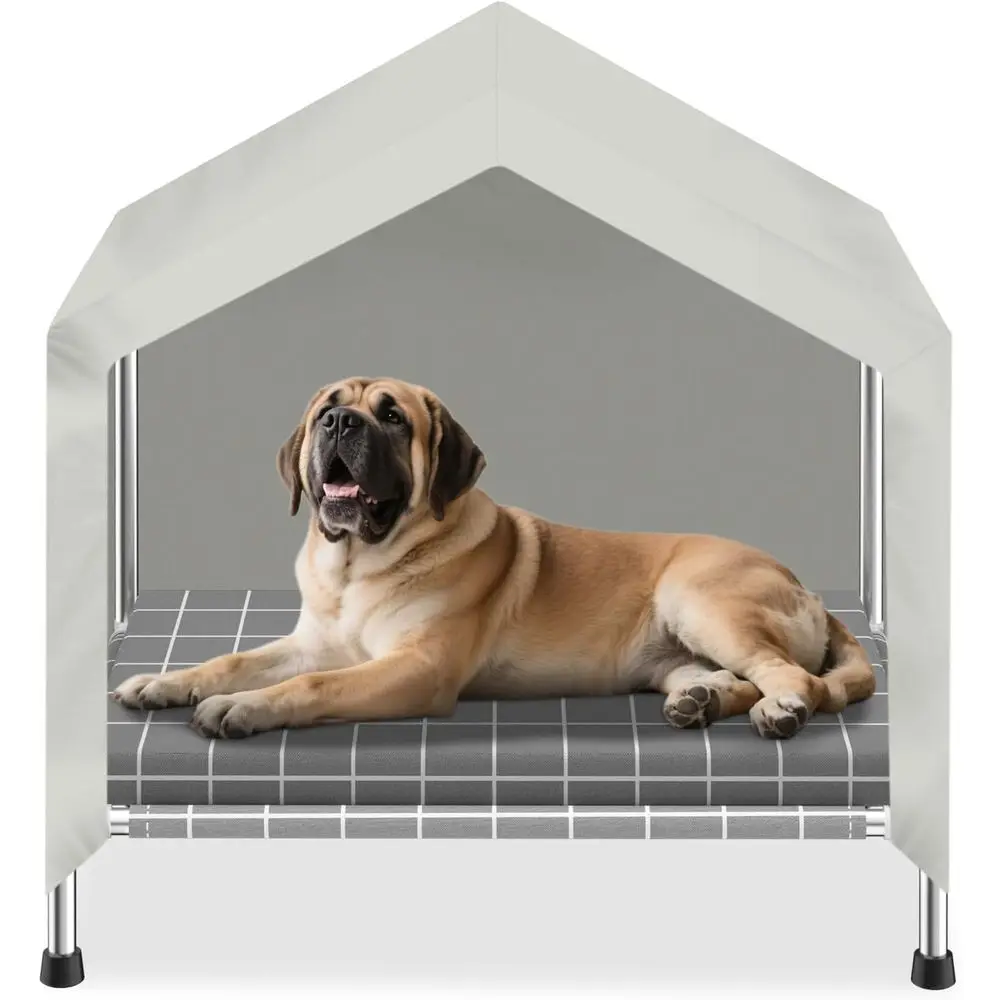 Mid-Size Elevated Dog House with Soft Cushion for Comfortable Indoor or Outdoor Use
Mid-Size Elevated Dog House with Soft Cushion for Comfortable Indoor or Outdoor Use