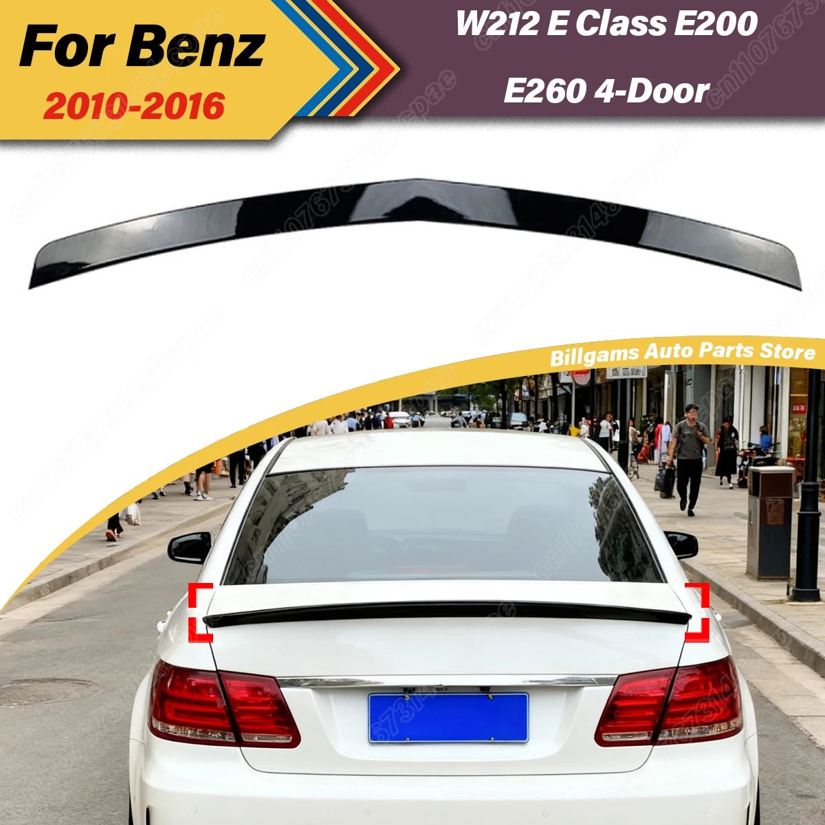 For Mercedes Benz W212 E Class E200 E260 4-Door 2013 2014 2015 Automobile Tail Middle Splitter Lip Fixed Wing Decoration Kit
For Mercedes Benz W212 E Class E200 E260 4-Door 2013 2014 2015 Automobile Tail Middle Splitter Lip Fixed Wing Decoration Kit