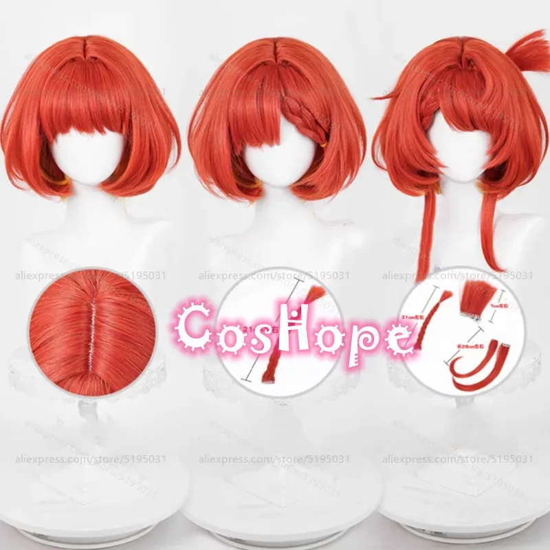 HSR Tribios Trinnon Trianne Cosplay Wig 35cm Short Orange Red Gradient Yellow Wig Cosplay Heat Resistant Synthetic Wigs
HSR Tribios Trinnon Trianne Cosplay Wig 35cm Short Orange Red Gradient Yellow Wig Cosplay Heat Resistant Synthetic Wigs