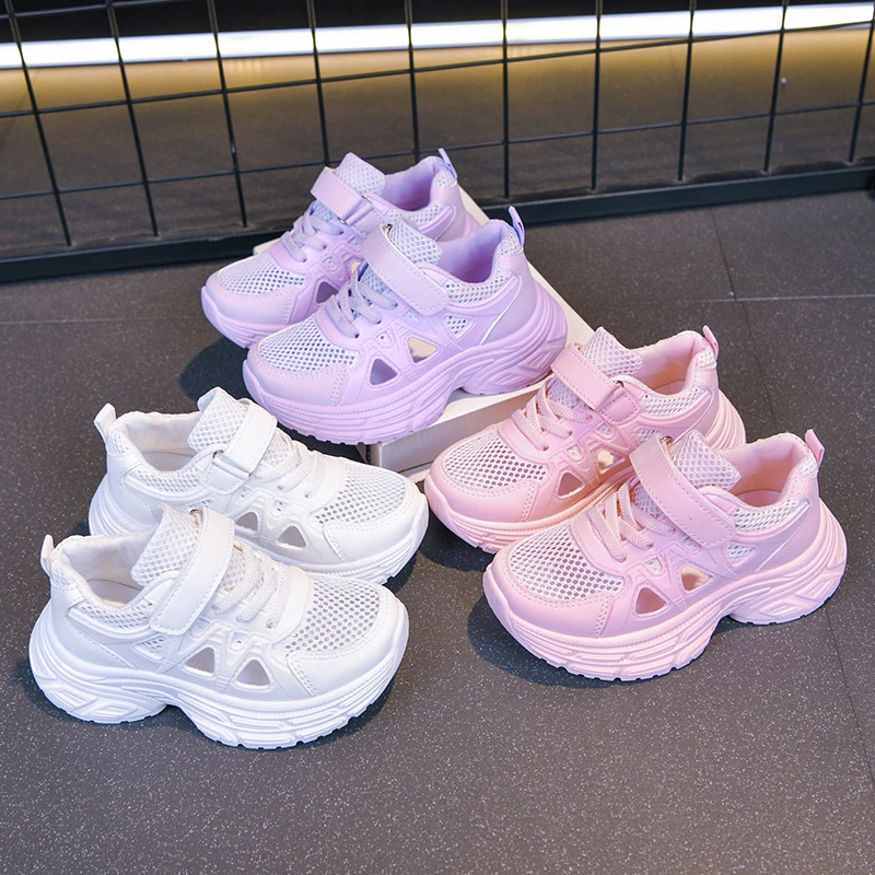 Girls Sports Sandals Hollowed-out Children Running Shoes Soft Bottom Non-slip 2026 Summer New Kids Casual Shoes Versatile
Girls Sports Sandals Hollowed-out Children Running Shoes Soft Bottom Non-slip 2026 Summer New Kids Casual Shoes Versatile