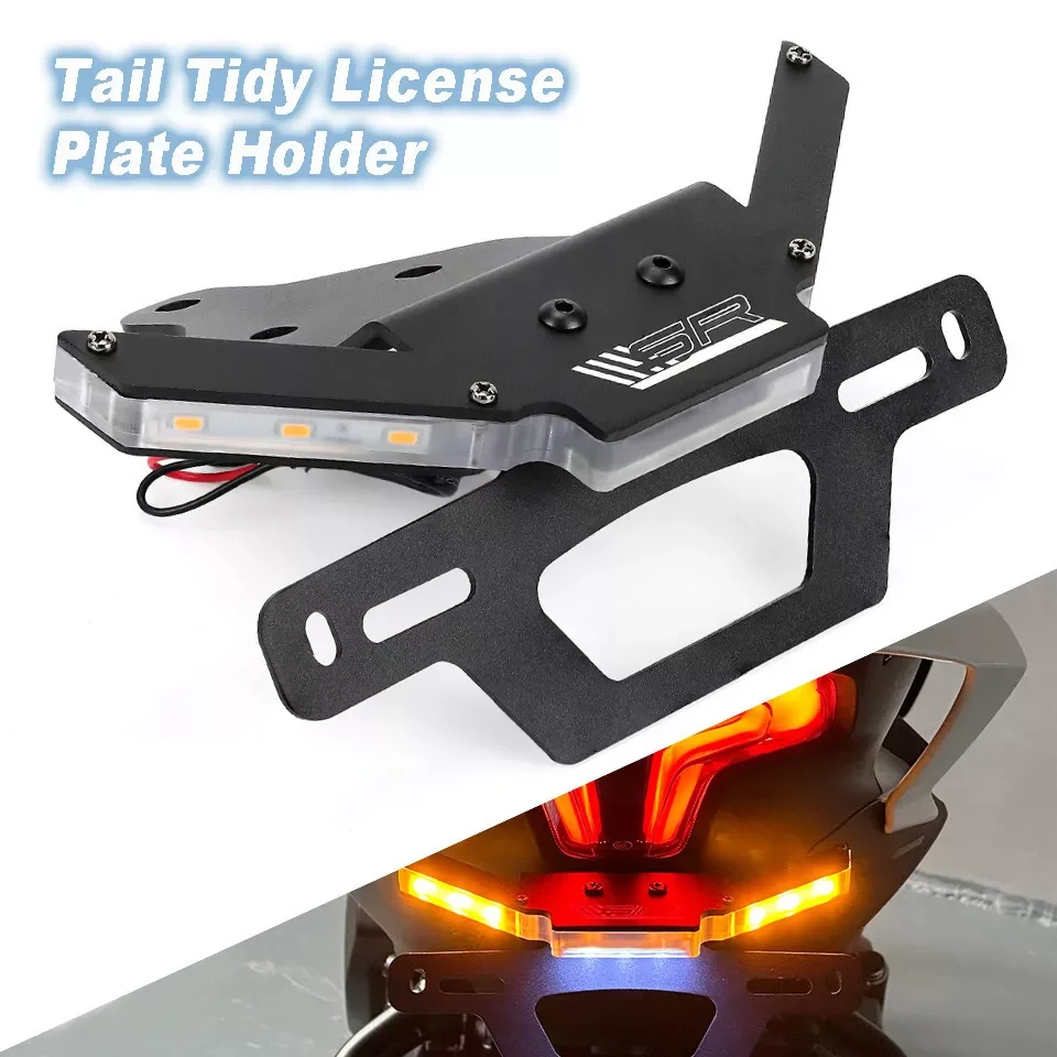 450SR 450SS 450NK Motorcycle License Plate Holder Turn Signal LED Light For CFMOTO 450 SR SS 250 SRS Tail Tidy Fender Eliminator
450SR 450SS 450NK Motorcycle License Plate Holder Turn Signal LED Light For CFMOTO 450 SR SS 250 SRS Tail Tidy Fender Eliminator