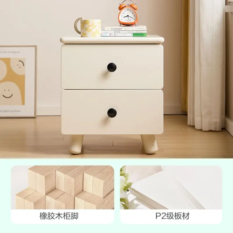Cream Wind Bedside Table Small Simple Modern Wind Side Cabinet Lovely White Cabinet Low Cabinet
Cream Wind Bedside Table Small Simple Modern Wind Side Cabinet Lovely White Cabinet Low Cabinet