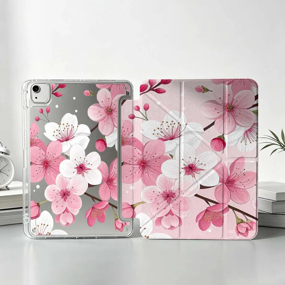 Pink Cherry Blossom Pattern For iPad Pro Air mini 6 5 4 3 2 1 11th 10th 6th 5th M5 M4 A17 Pro A16 Foldable 3Y Tablet Case Soft
Pink Cherry Blossom Pattern For iPad Pro Air mini 6 5 4 3 2 1 11th 10th 6th 5th M5 M4 A17 Pro A16 Foldable 3Y Tablet Case Soft