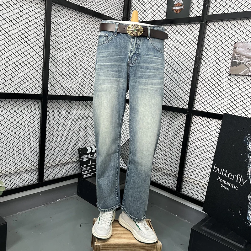 Новинка: Мужские джинсы в стиле ретро, синие, свободного прямого кроя, повседневные, стильные, модные, брендовые, укороченные (9/10), летние, тонкие
Новинка: Мужские джинсы в стиле ретро, синие, свободного прямого кроя, повседневные, стильные, модные, брендовые, укороченные (9/10), летние, тонкие