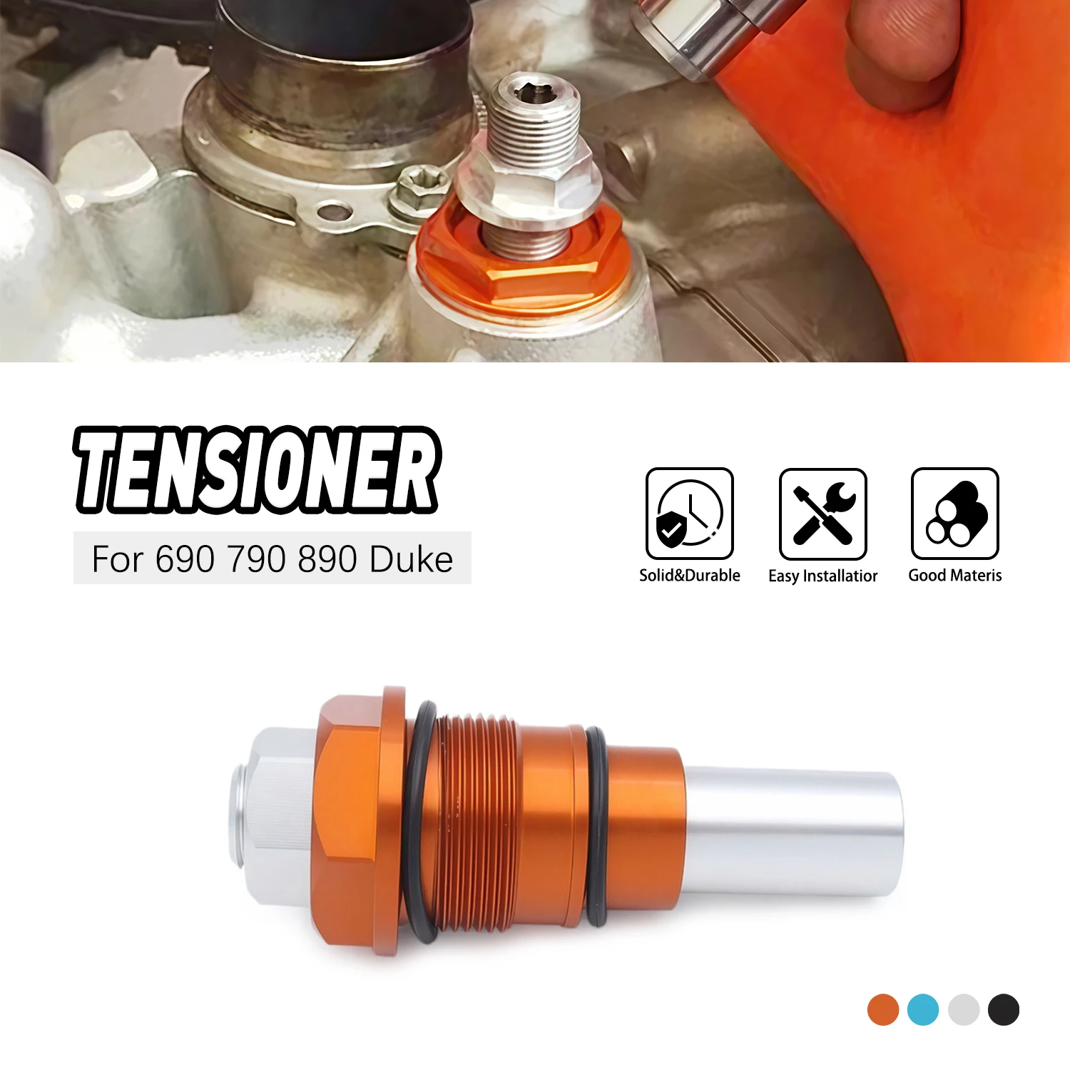 For KTM 790 Duke/L 690 Duke/R 890 1050 1090 1190 1290 Adventure SuperDuke R/L/S/GT Accessories moto Cam Timing Chain Tensioner
For KTM 790 Duke/L 690 Duke/R 890 1050 1090 1190 1290 Adventure SuperDuke R/L/S/GT Accessories moto Cam Timing Chain Tensioner