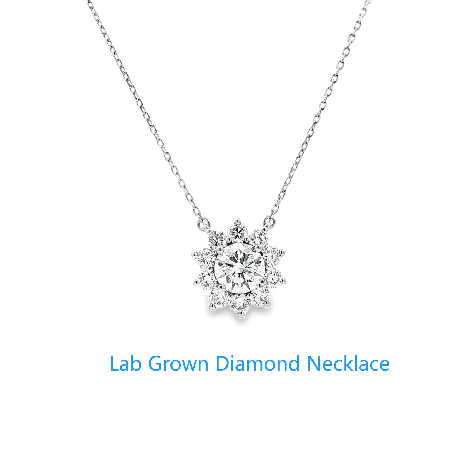 Solid Platinum 950 Lab Grown Round Shape 1.5CT Main Stone DEF VS-VVS With IGI Certificate Diamond Necklace For Lady
Solid Platinum 950 Lab Grown Round Shape 1.5CT Main Stone DEF VS-VVS With IGI Certificate Diamond Necklace For Lady